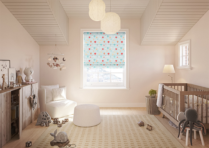 Balloon Festival, Multi - Motorised Roman Blind - Image 8